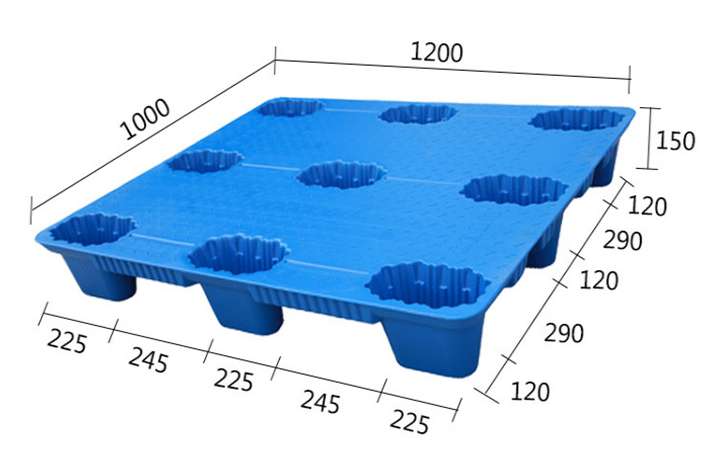 1210九脚吹塑托盘